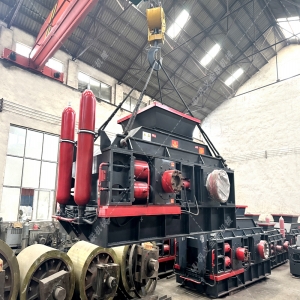 對輥制砂機在河卵石生產線中，如何與給料機、顎破協同？